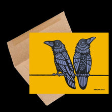 Load image into Gallery viewer, Two Ravens ~ Card
