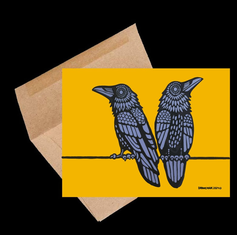 Two Ravens ~ Card