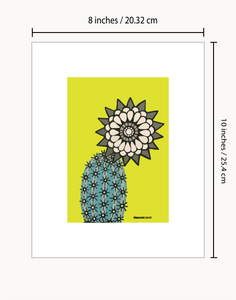 Cactus flower #70 ~ Ready to frame